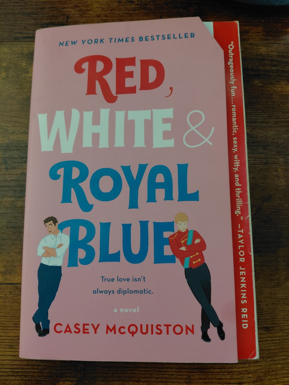 Red, White & Royal Blue by Casey McQuiston - Pink Cover Paperback